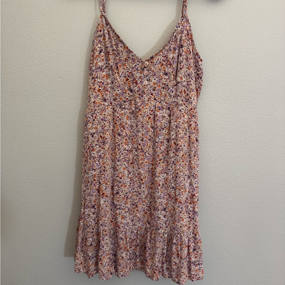 Floral Spaghetti Strap Dress